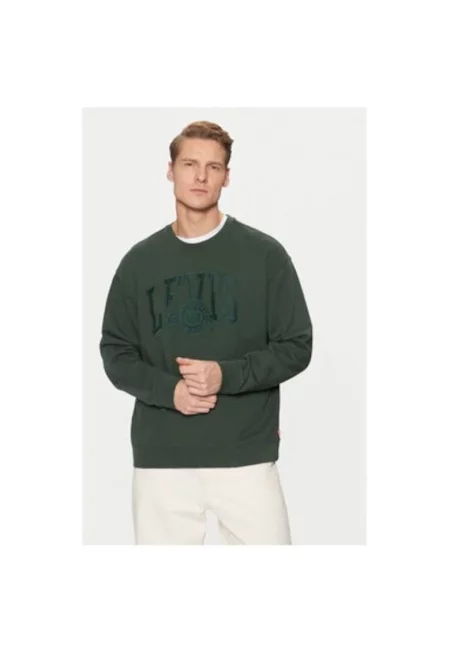 Мъжка блуза -  304238895 - Памук - Зелен - Зелен