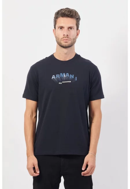 мъжка тениска 6DZTHV - Тъмносин