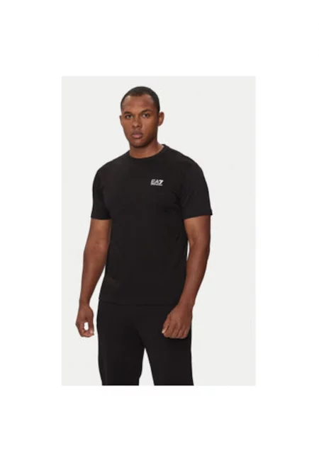 Мъжка тениска - Emporio Armani  304212956 - Памук - Черен - Черен
