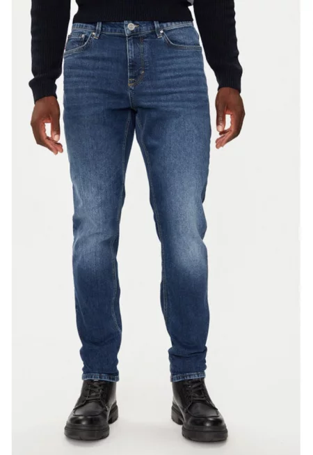 Мъжки дънки -  304192777 - Памук - Син - Син