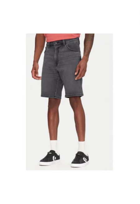 Мъжки дънкови шорти  112364833 - памук/полиестер - сив - Сив