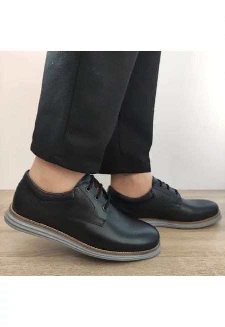 Мъжки ежедневни обувки  Ota-45 01-N Черно - Черен