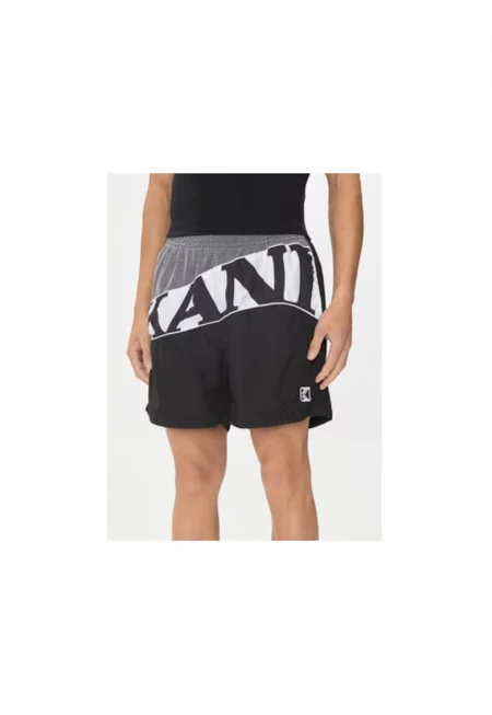 Мъжки спортен панталон -  002144 - черен - полиестер