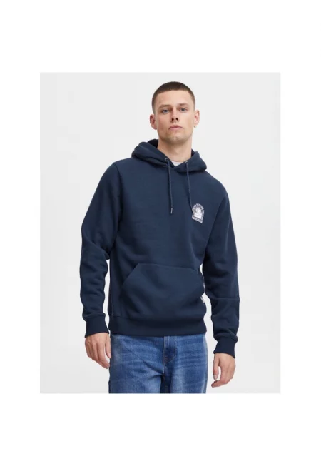 Мъжки спортен суитшърт -  540807 - Тъмносин - Памук