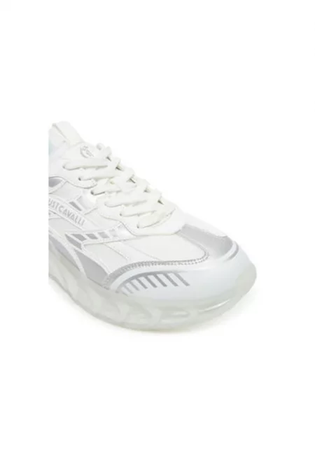 Мъжки спортни обувки - 78QA3SQ2 ZSC45 -  Текстил - 41 EU - Бял/Сребрист