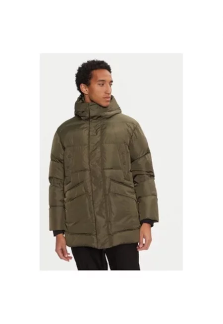 Мъжко яке -  304198656 - Полиамид - Зелено - Зелен