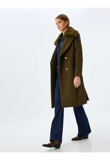 Палто с еко пух - Каки