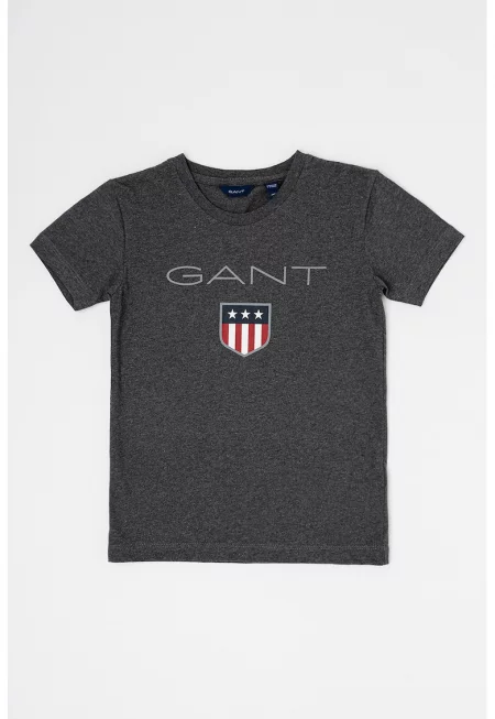 Памучна тениска Shield с лого