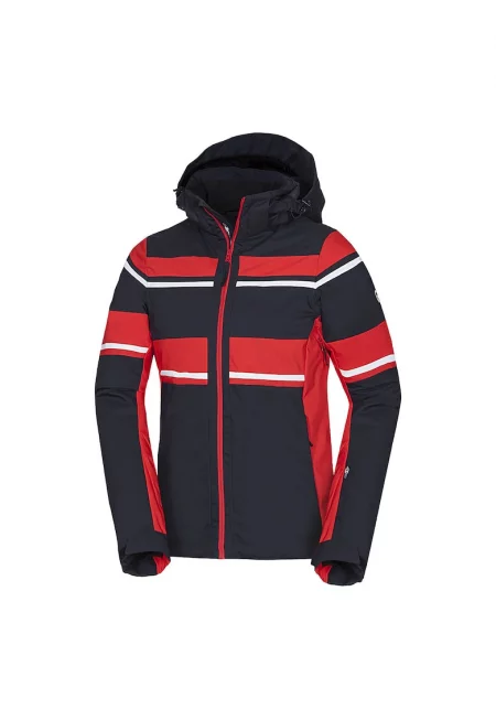 Подплатено зимно яке за трекинг Bernard - Черен | Червен