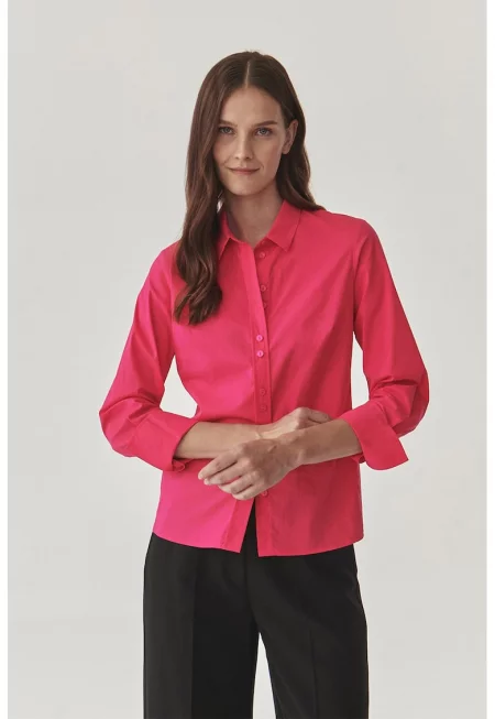 Риза с памук Eliko - Фуксия