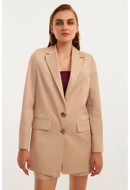 Сако с лиосел - Бежов