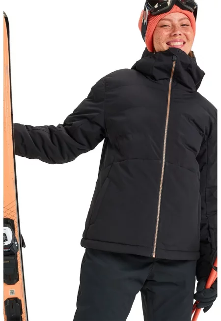 Ски яке Snowyhill Puffy с цип - Черен
