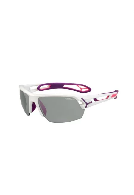 Слънчеви очила  Strack M - Shiny White Purple Zone Vario Grey