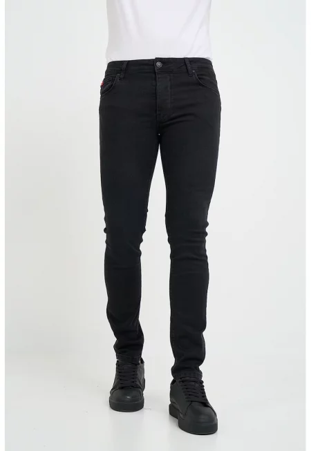 Слим дънки - Черен
