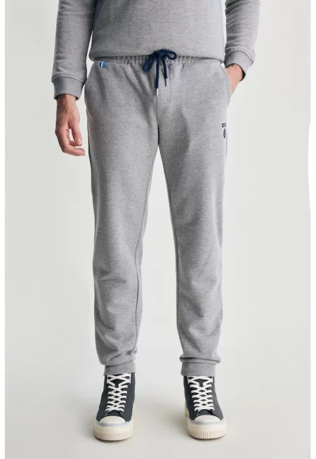 Спортен панталон Luskin с памук - Светло сив