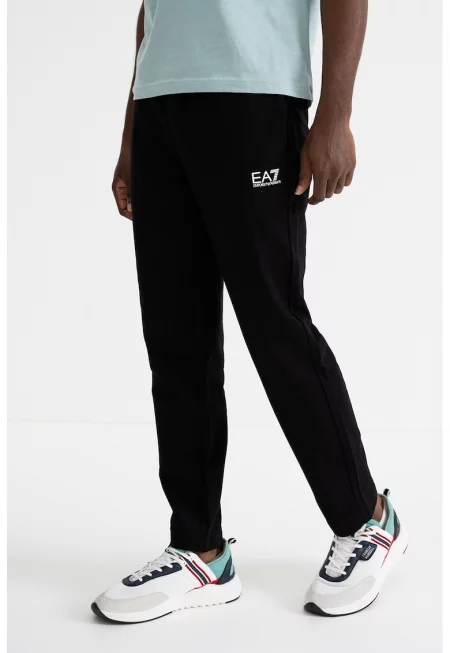 Спортен панталон с еластична талия - Черен