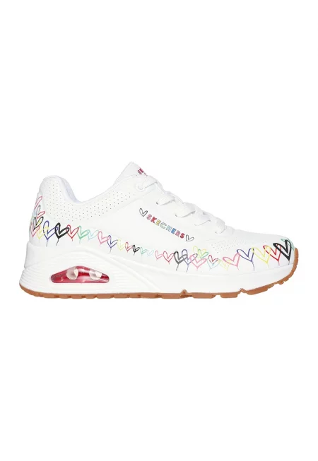 Спортни обувки Uno от еко кожа с шарка