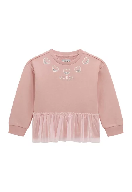 Суитшърт с тюл