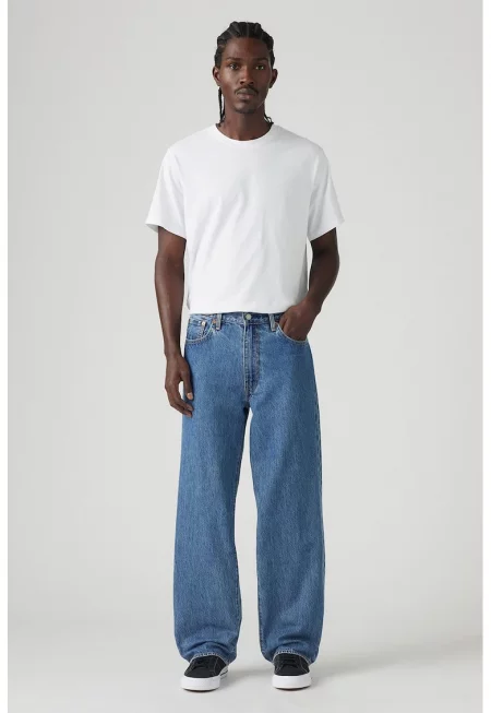 Свободни дънки Youth - Светлосин