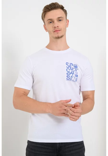 Тениска от органичен памук с лого