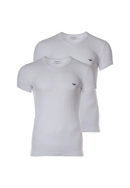 Underwear - Домашна тениска с лого - 2 броя D - Бял