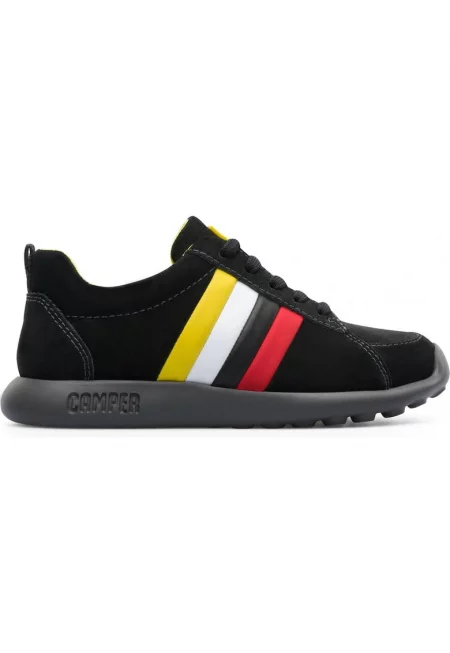 Велурени спортни обувки Twins с кожа