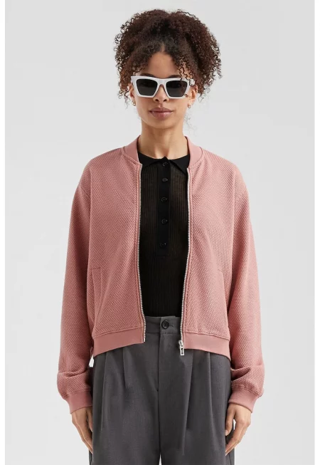 Яке бомбър със странични джобове