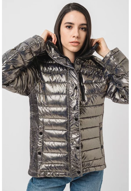 Зимно яке Chani с качулка - Бронз