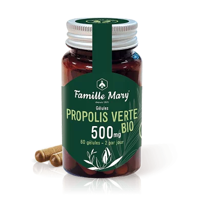 Био зелен прополис 500 mg, 60 капсули