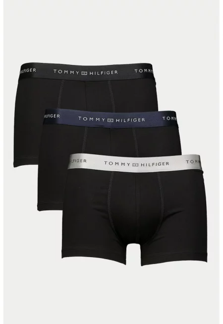 Боксерки с лого - 3 чифта - Черен/Сив/Тъмносин