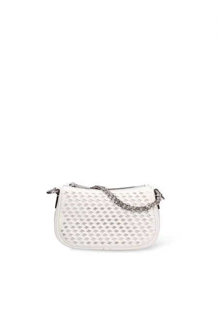 Чанта Asria Lux от еко кожа - Бял