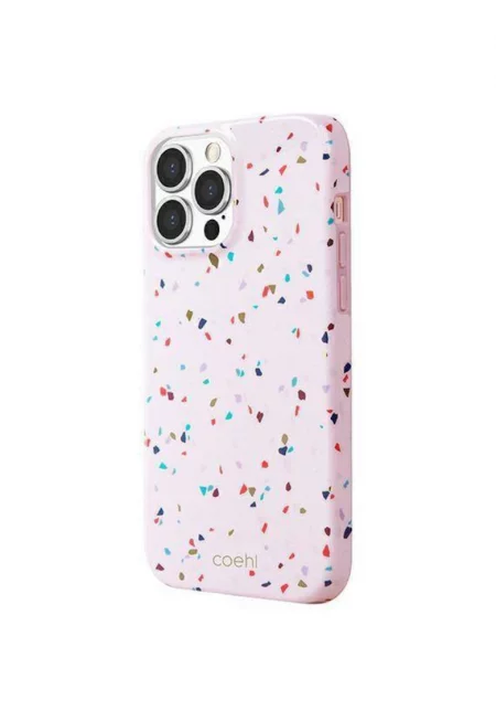 Coehl Terrazzo защитен калъф за iPhone 13 Pro / 13 - Blush Pink