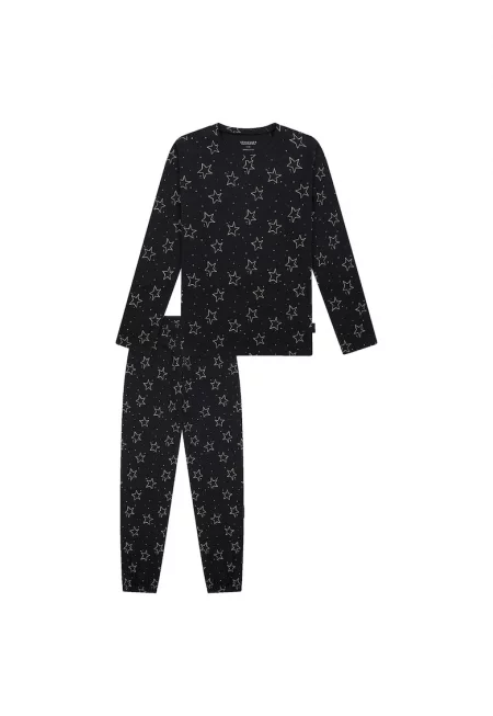 Дълга пижама с принт