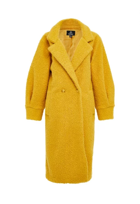 Дълго палто Sunflower 5877 с раздвоен ревер