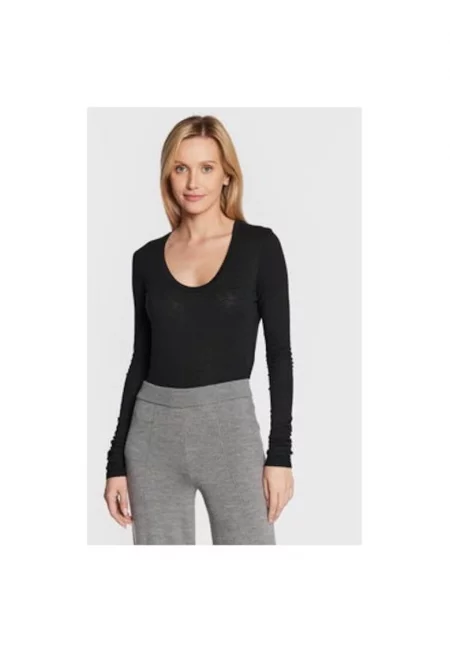 Дамска блуза -  301803171 - Памук/Вискоза - XS INTL - Черна