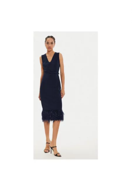 Дамска рокля - Ринасименто - 304725531 - Полиестер - Син