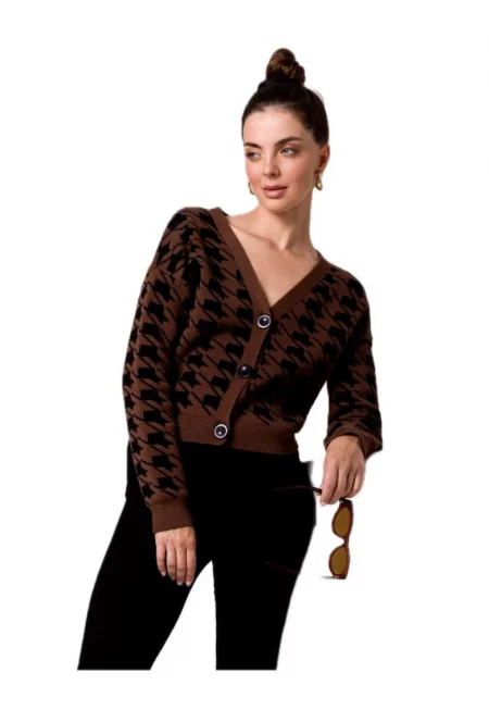 Дамска жилетка -  Beauvau - кафява