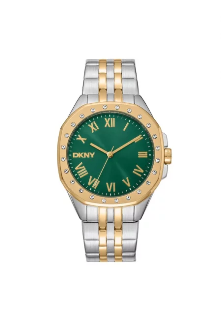 Дамски часовник  модел DK1L011M0075 - стоманена каишка - 36мм - златист/сребрист - 5 ATM