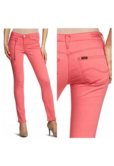 Дамски дънки -  6266-26 - Памук - Дълги - Petite - Дънкови - W24-L31 US - Розови