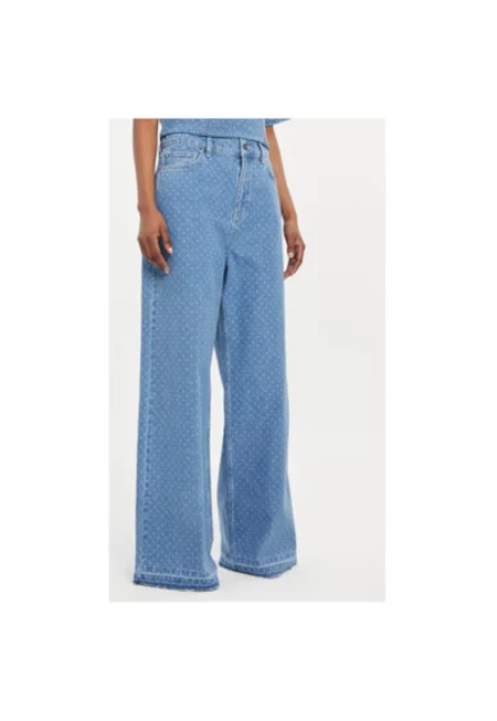 Дамски дънки - Изработени по поръчка - 303620073 - Памук - Син - Син