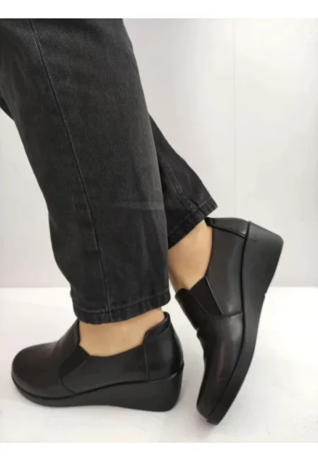 Дамски ежедневни обувки  60017A 01-N Черни - Черно