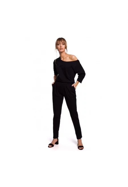 Дамски гащеризон -  Памук - Черен