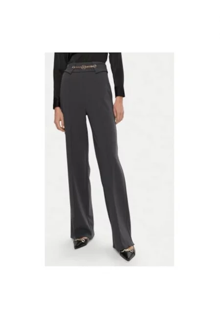 Дамски панталон -  304787638 - Полиестер - Сив