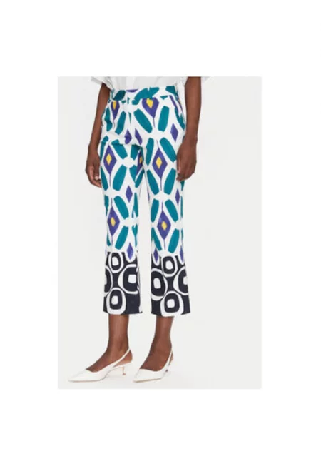 Дамски панталон  542057 ASTERISCO - Памук - Многоцветен - Многоцветен