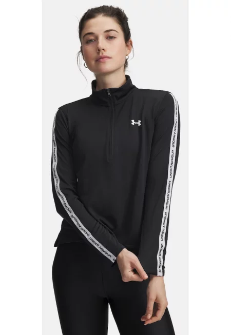 Дамски суитшърт Under Armour UA Tech WM Tape Half Zip-BLK Черен