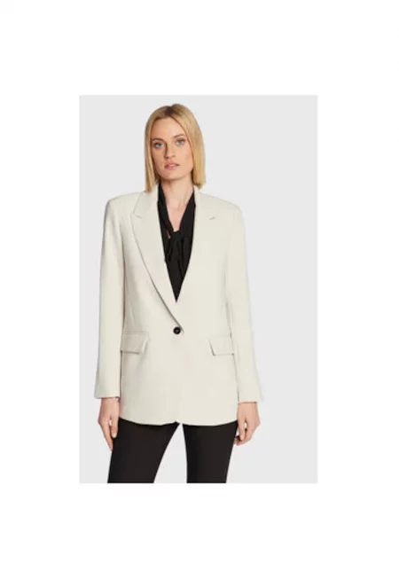 Дамско яке -  300874660 - Рециклиран полиестер/вискоза - Бежово