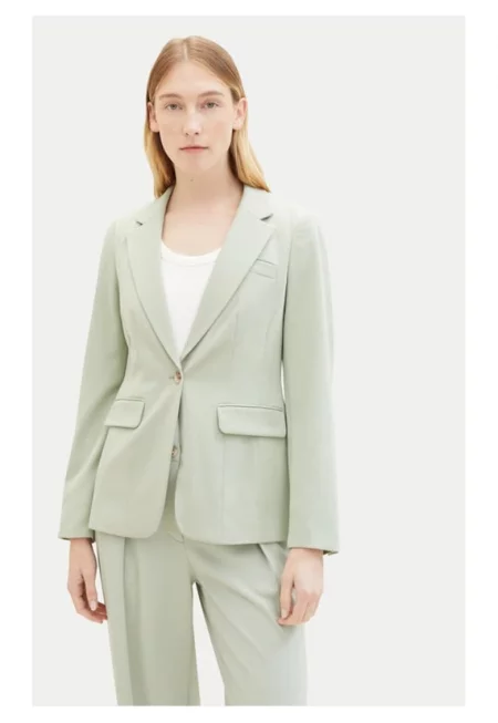 Дамско яке -  Зелено - Полиестер