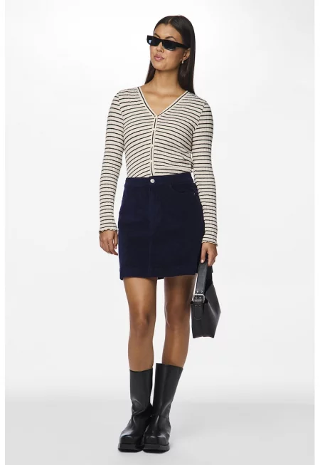 Джинсова къса пола - Ултрамарин синьо