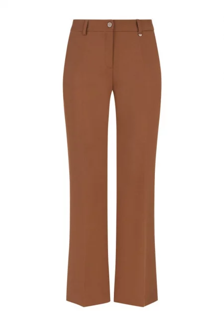 Едноцветни панталони с права кройка