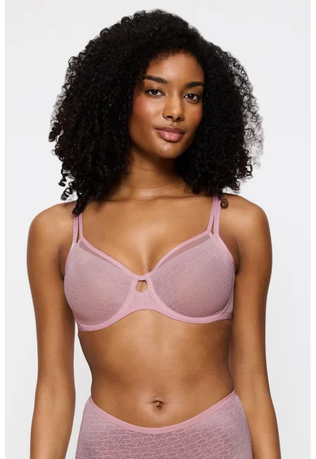 Ефирен сутиен Signature - Лилав